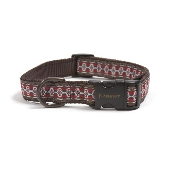 Carolina Pet Pendleton Pet Classics Collar Diamond River Scarlet Extra Large 0PP1004DRS